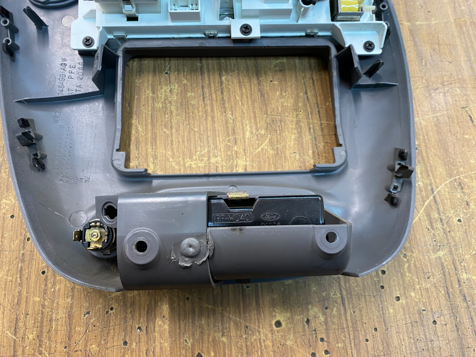 Ford Falcon AU S1 Dash A/C Stereo Control Surround Grey