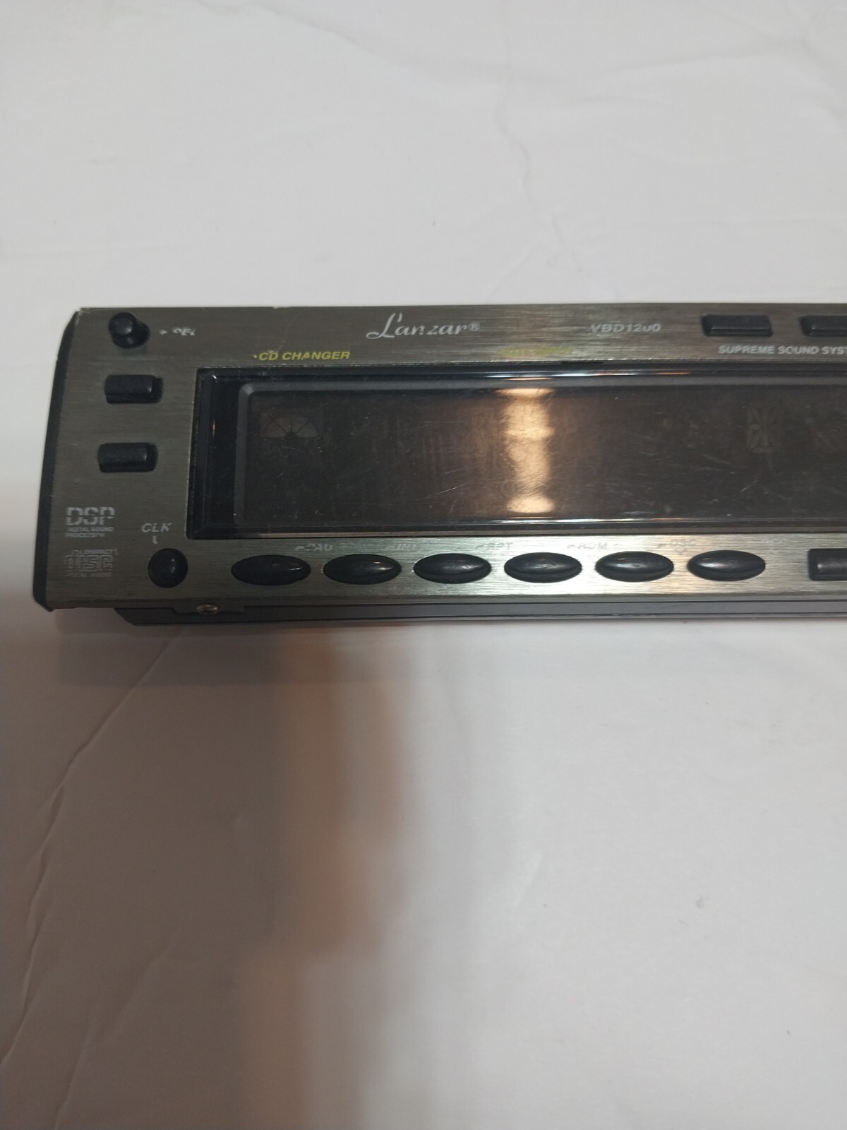 LANZAR VBD 1200, car CD player-face plate only. (Parts)