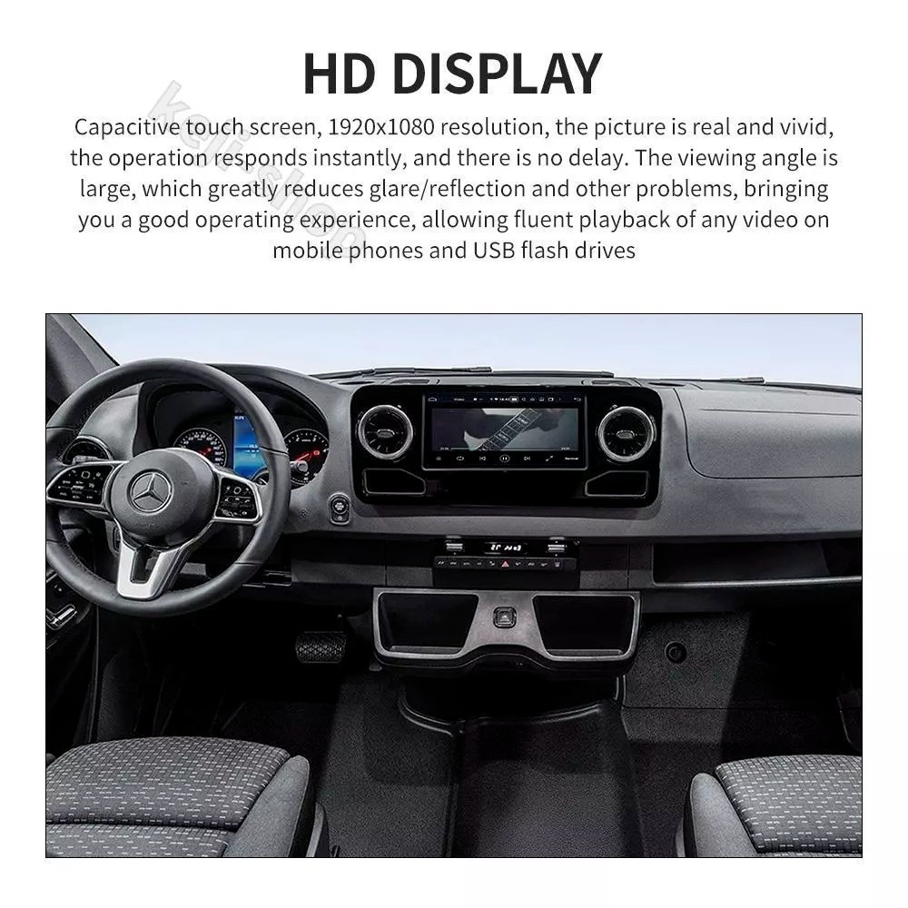 10.25” Car Stereo Radio GPS For Mercedes-Benz Sprinter 2019-2022 AHD BT CarPlay