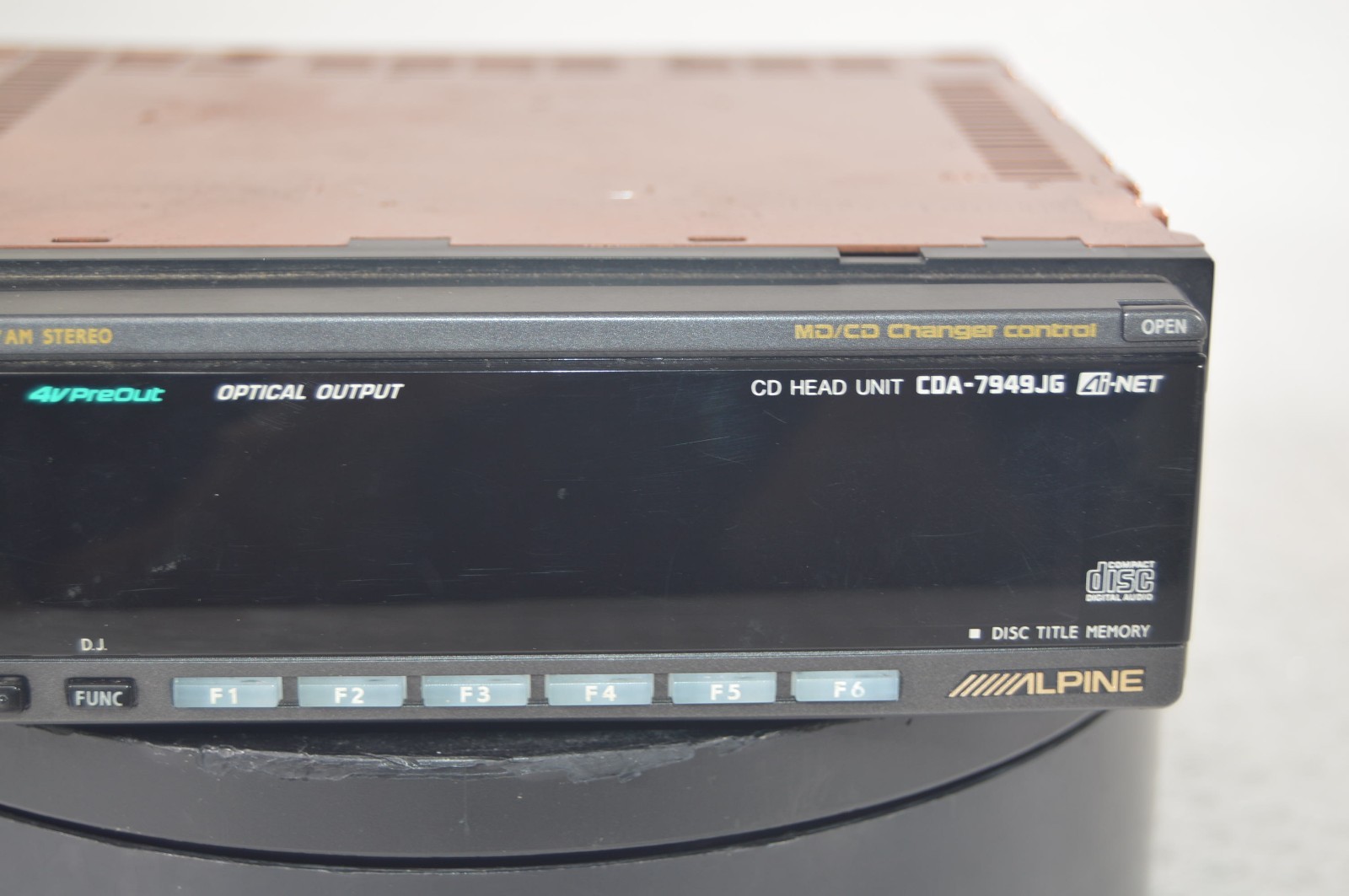 Alpine CDA-7949JG 1Din Car Audio Stereo CD Player High-end CD head unit Working