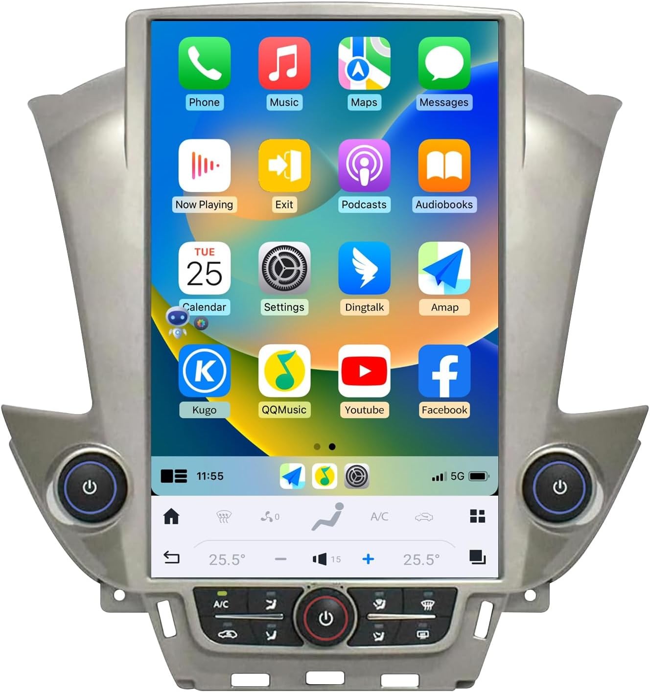 For Chevrolet Tahoe GMC Yukon 2014-2020 14.4″ Android Tesla GPS Radio Big Screen