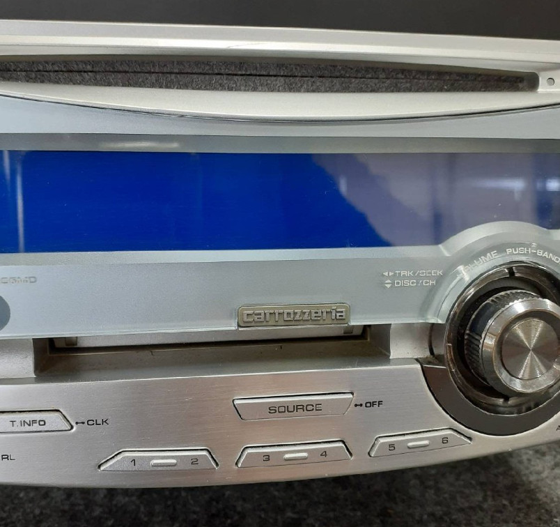 Pioneer Carrozzeria FH-P055MD 2DIN Car Audio CD MD Player Tested Working