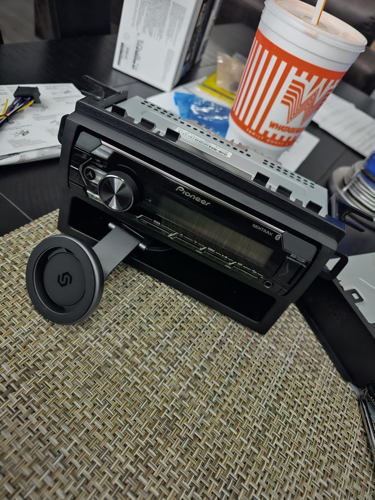 Compact 1-DIN Bluetooth Car Stereo: USB, AM/FM, Advanced Sound Retriever
