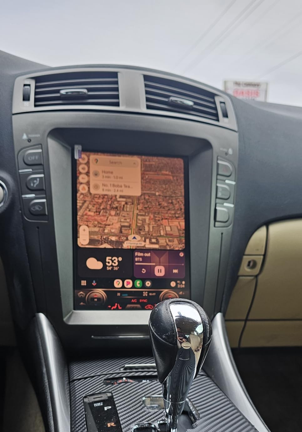 10.4″ Android Car Radio GPS Carplay Screen Navi For lexus IS250 IS350 2006-2012