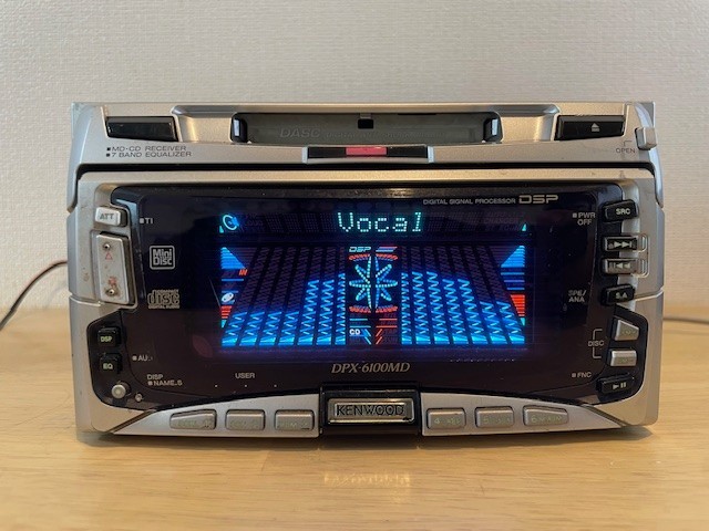 KENWOOD DPX-6100MD 2DIN CD MD Receiver CD MD CD playback OK MD malfunction