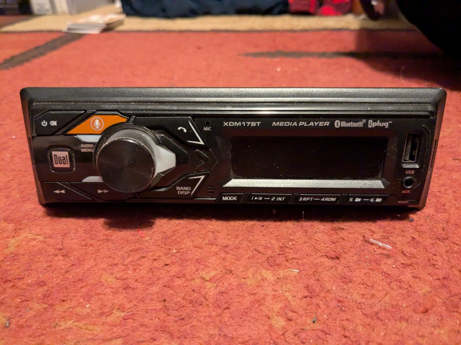 Dual Electronics XDM17BT Car Stereo Single DIN with USB Aux