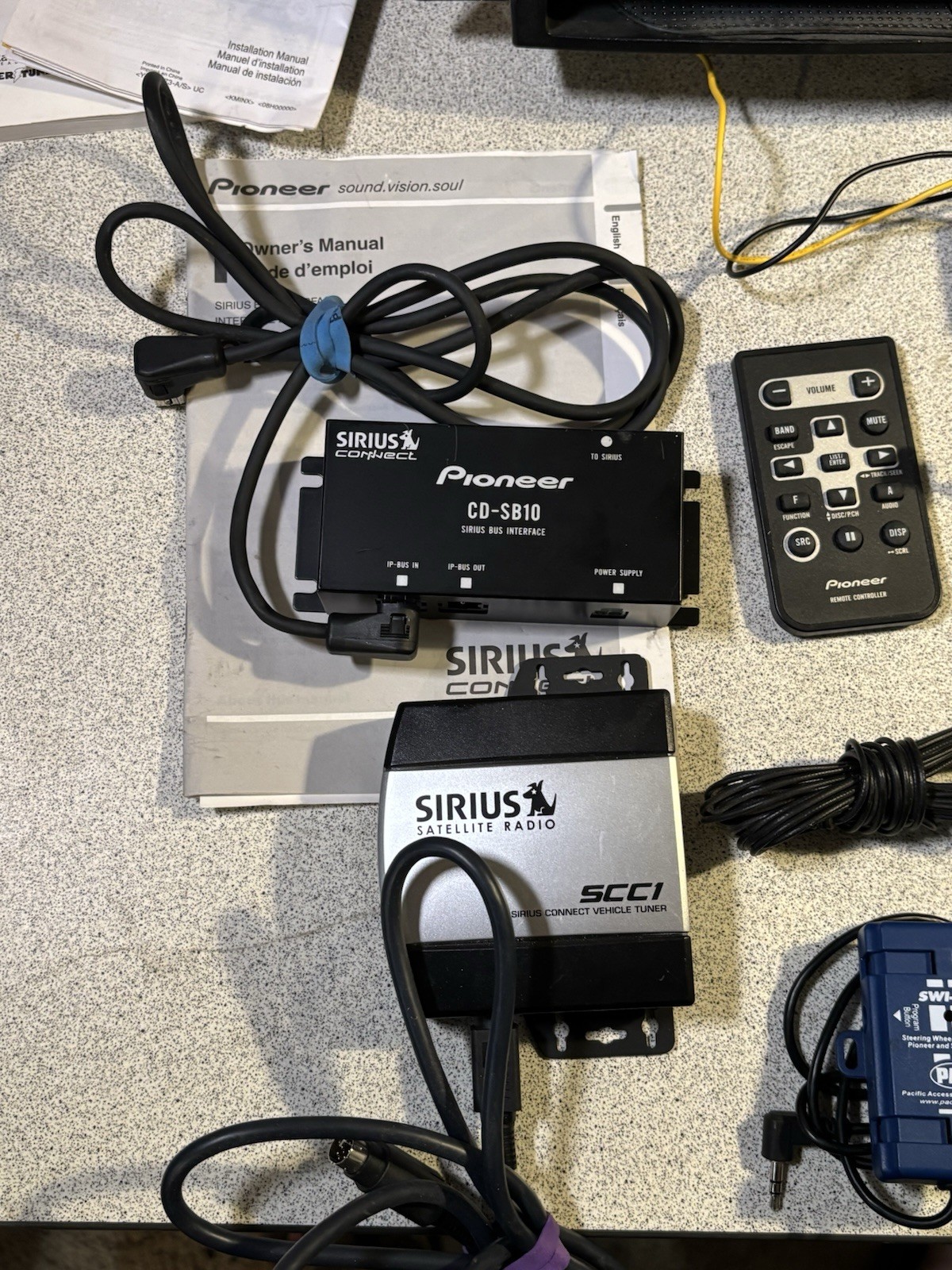 Pioneer Premier DEH-P310UB Car Stereo Lot Sirius SCC1 CD-SB10 PAC SWI-PS Parts