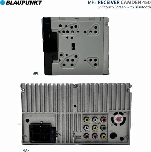 Blaupunkt 2 DIN CAR 6.9″ TOUCH LCD BLUETOOTH DVD STEREO MIRROR LINK + CAM