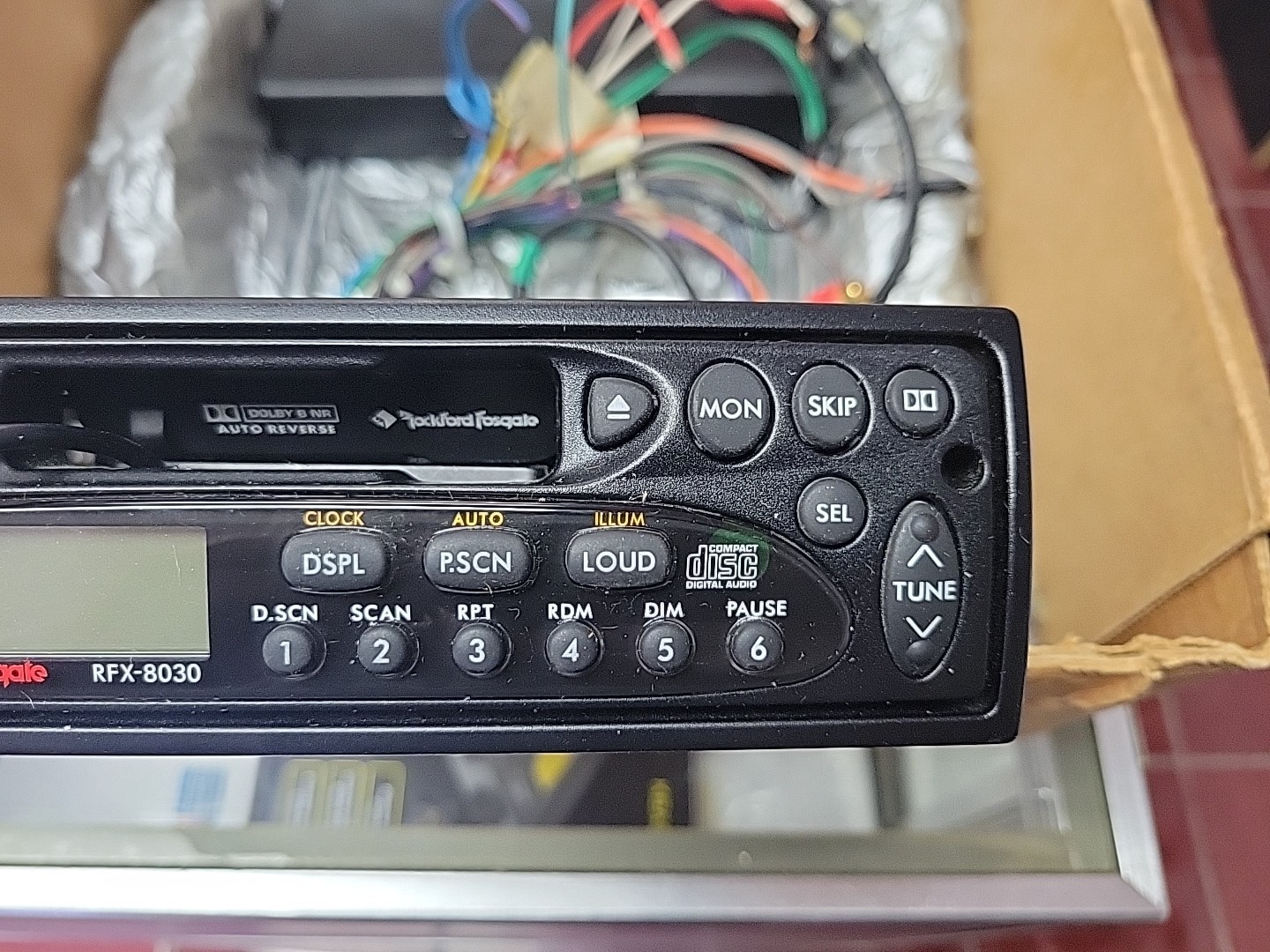 Old School Rockford Fosgate RFX-8030 Cassette Open Box