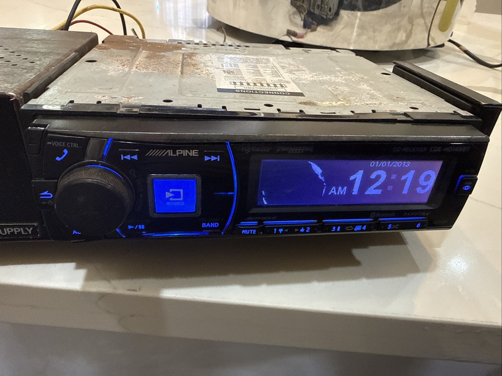 RARE! ALPINE CDE-HD149BT CAR STEREO BLUETOOTH CD RECEIVER CD FM PLAYER RADIO