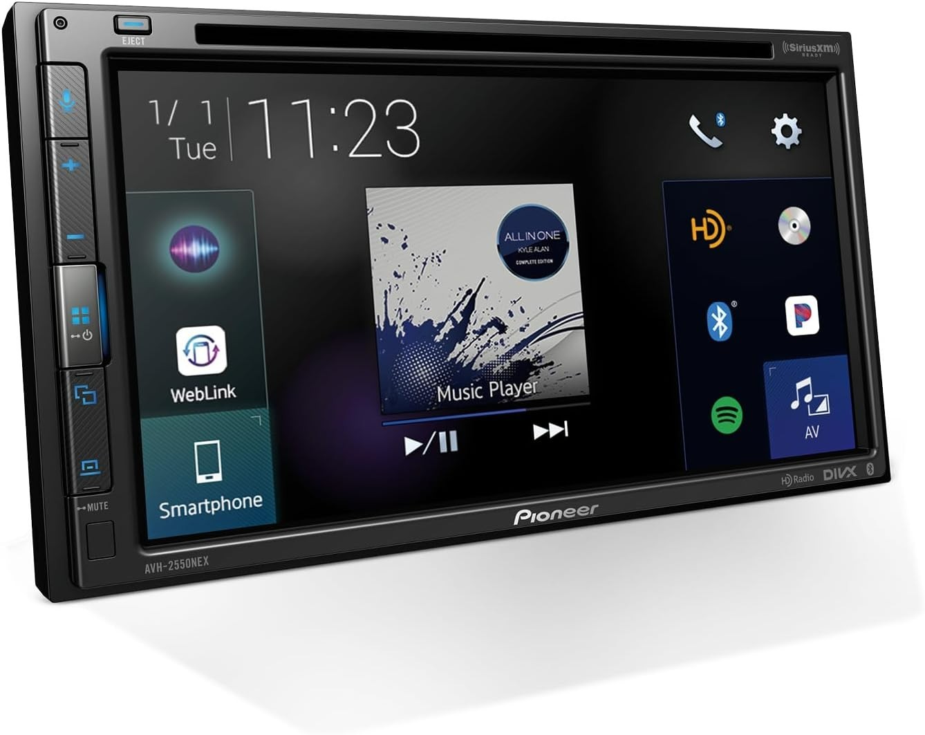 Pioneer AVH-2550NEX 6.8″ Capacitive Touchscreen Double Din – Wired OPEN BOX NEW
