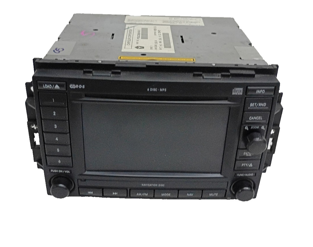05 06 07 Chrysler 300 Dodge Ram Jeep REC Nav 6 Disc CD Radio P56038646AJ PARTS!