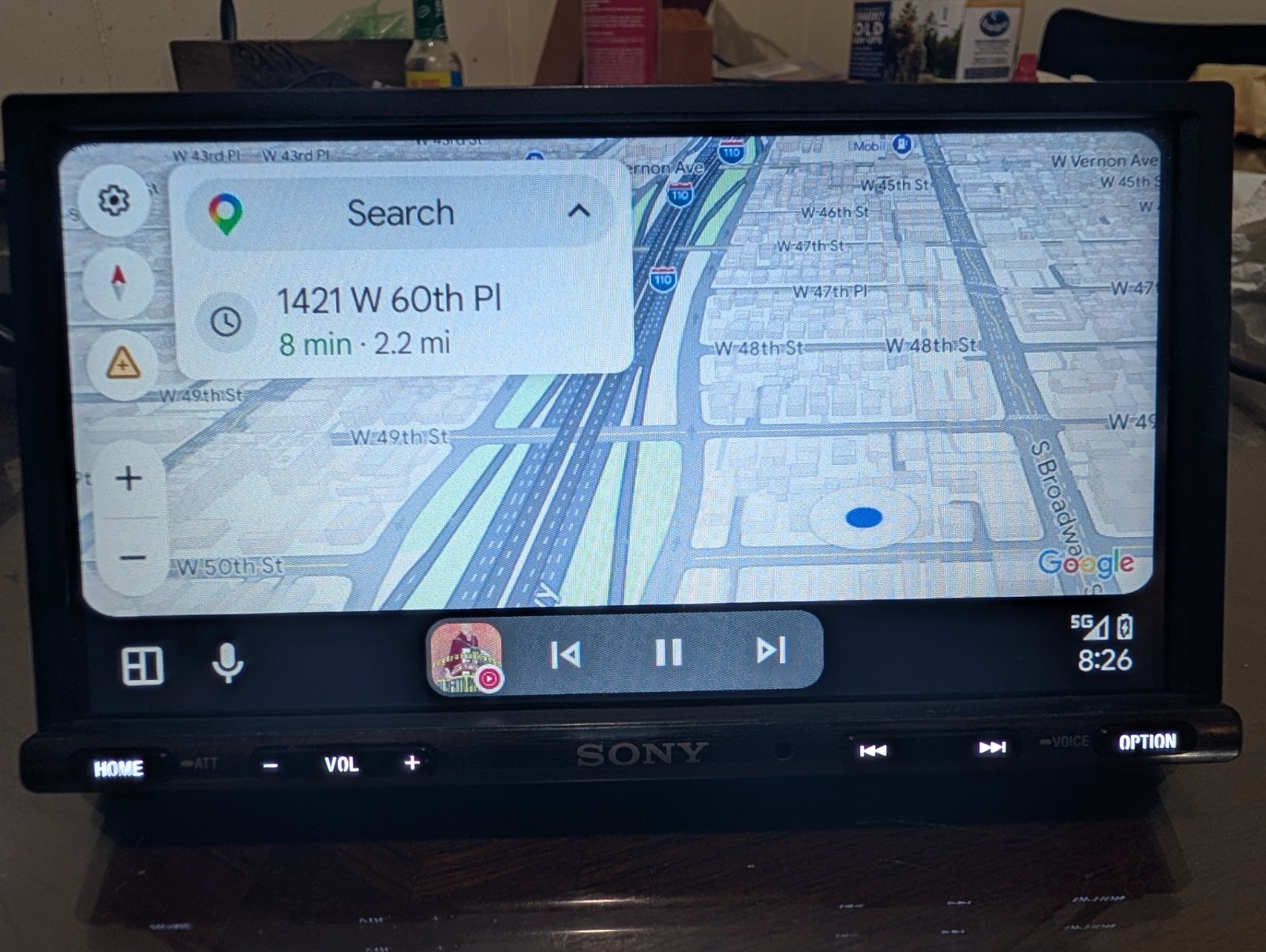 SONY XAV-AX3250 Receiver Bluetooth Car Audio Apple Android Play Radio Usb TESTED
