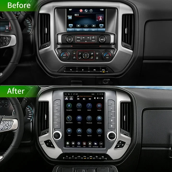 GEN 4 Android Car Stereo Radio For 2014-2018 Chevrolet Silverado GMC Sierra GPS