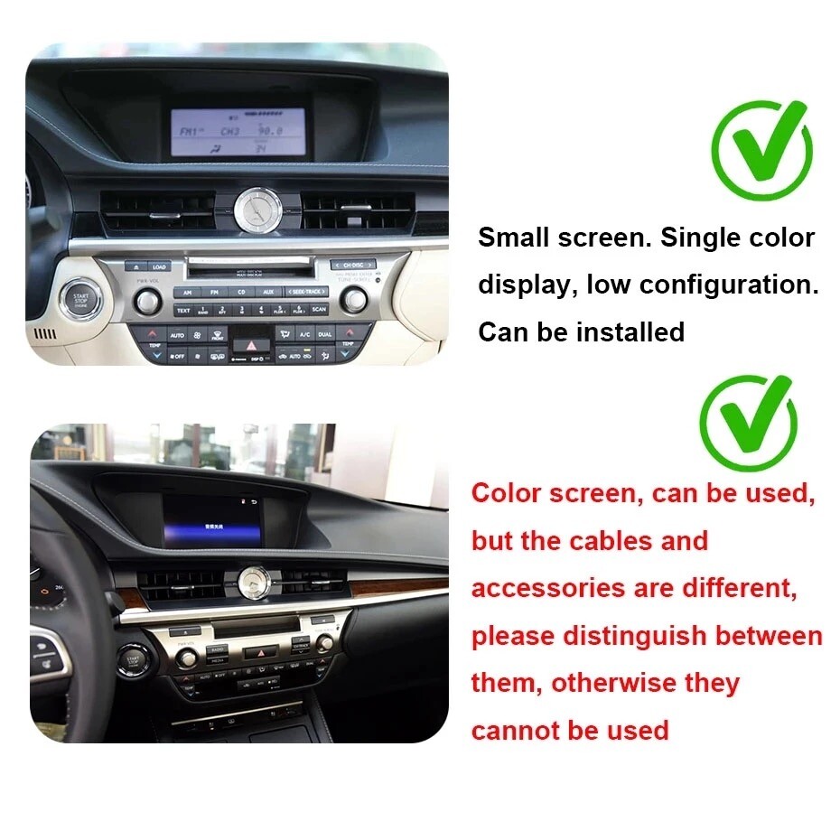 Android Gps Navigation Bluetooth For Lexus Es Es350 Es300h 13~18 Carplay