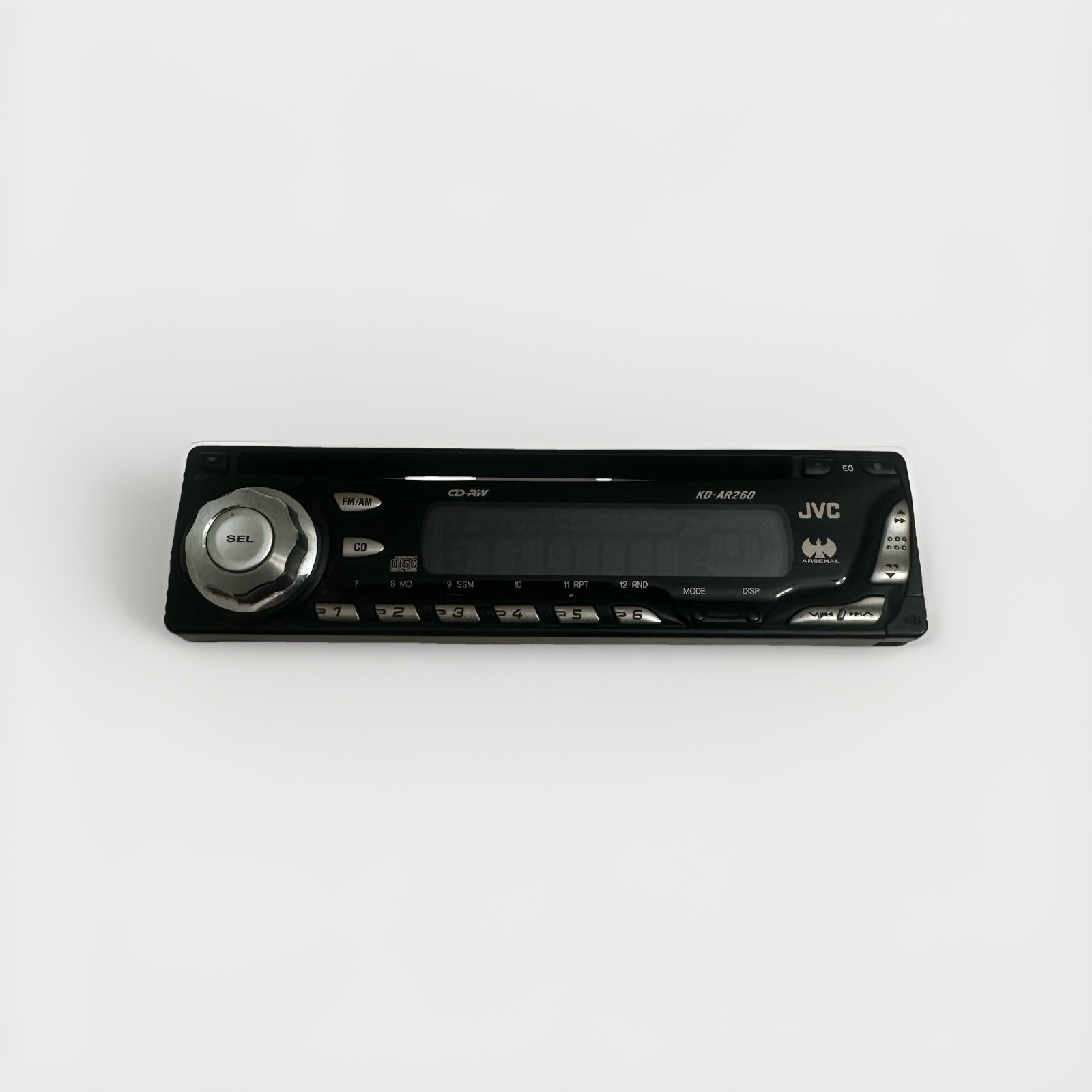 JVC KD-AR260 CD Receiver Detachable Faceplate Car Stereo Radio FM/AM CD-R/RW