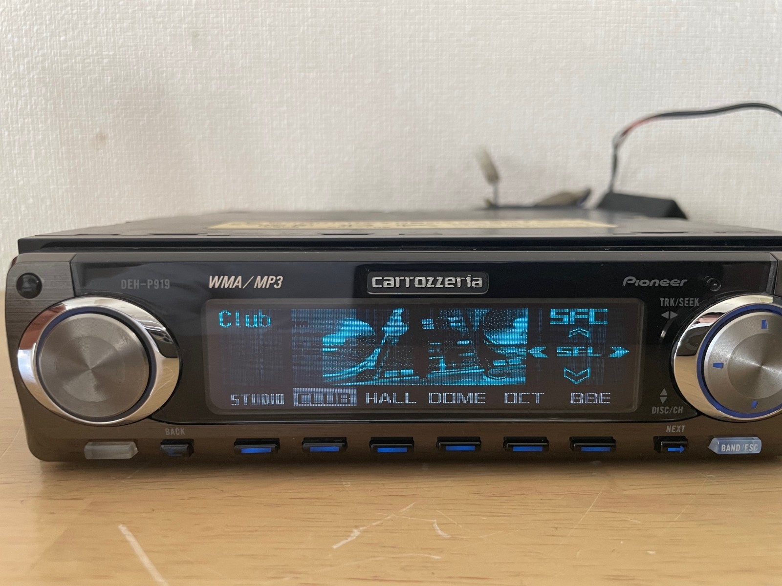 Pioneer Carrozzeria DEH-P919 1Din Car Audio CD Bluetooth Player Concert Hall