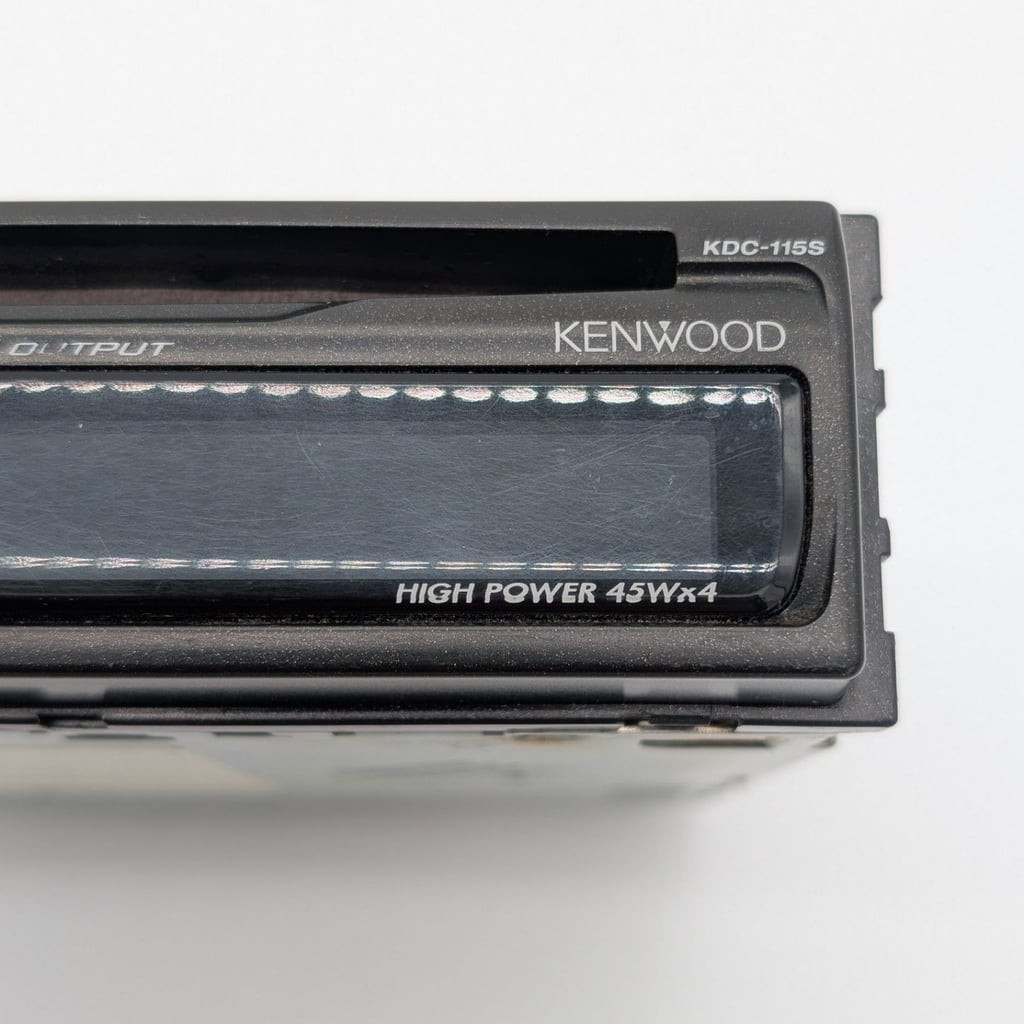 Kenwood KDC-115S CD Receiver Car Stereo Head Unit w/ Owner’s Manual Untested