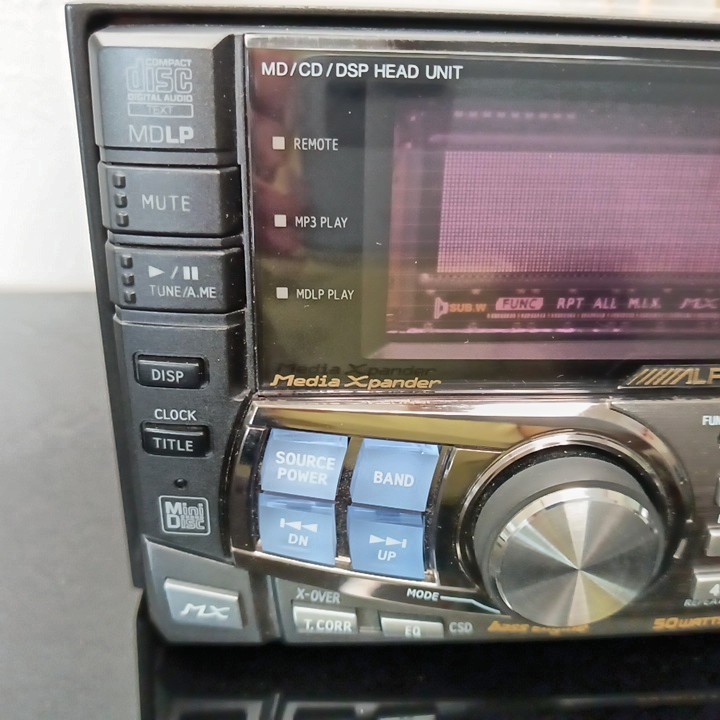 Alpine MDA-W966J 2DIN Car Audio CD MD DSP Ai-NET Bluetooth Tested Ships in 1 Day
