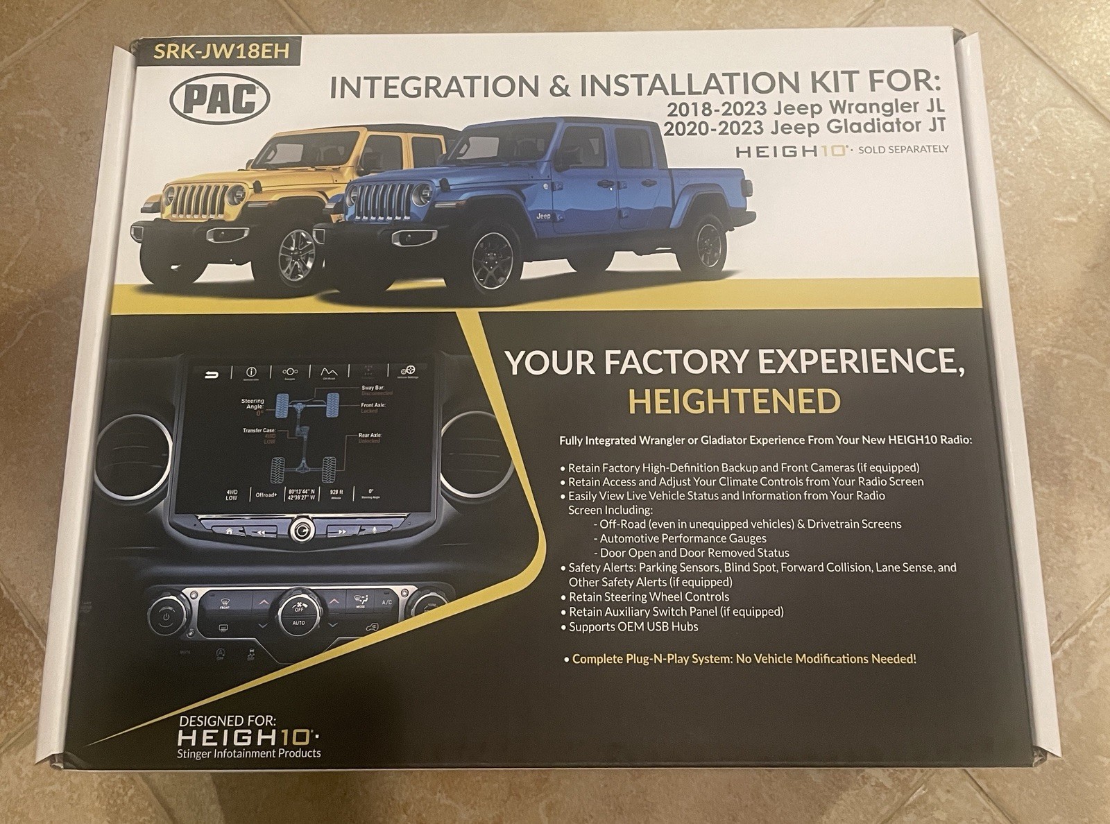 Stinger UN1810/HEIGH10 Digital Multimedia 10″ Head Unit Car Play/Android Radio