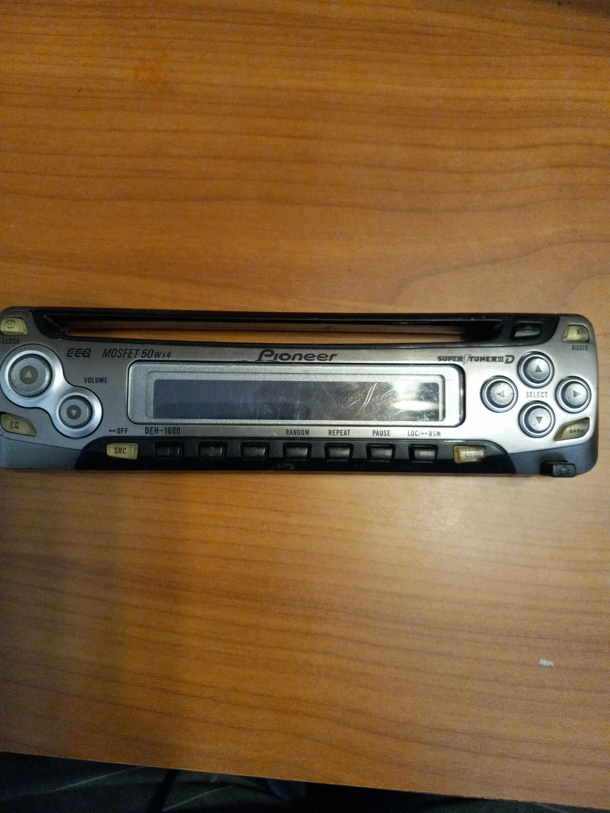 Pioneer DEH-1600 CD Player Face Plate