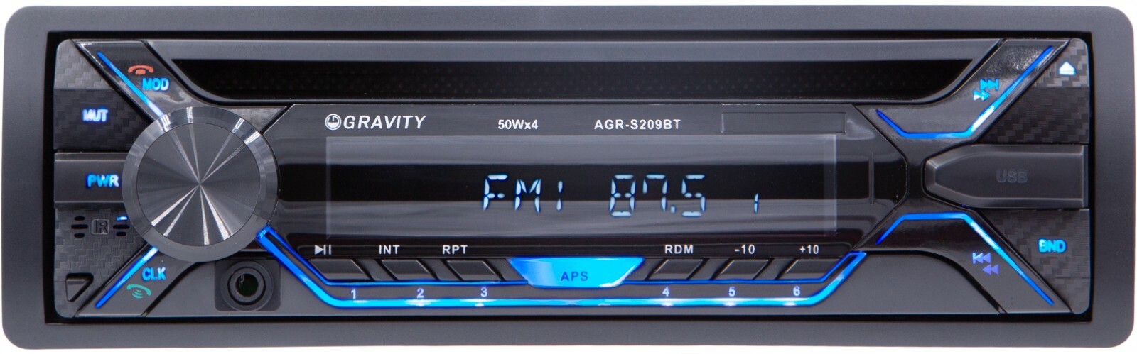 Gravity Cara Audio CD Player w/ Bluetooth AM FM + 6×8″ / 5×7 + 6.5″ Speakers