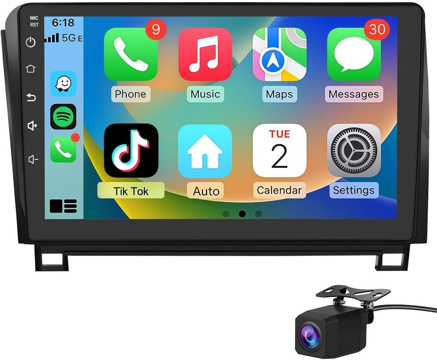 10.1″ 64G Android Auto Carplay for Toyota Tundra 2007-2013; Sequoia 2008-2018