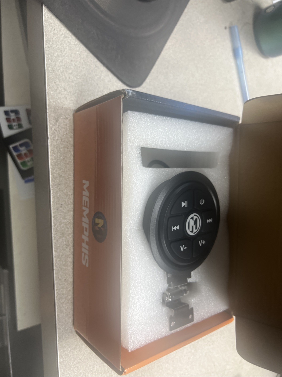 Memphis MXABTSA 3 inch Bluetooth controller flush mount and bar mount