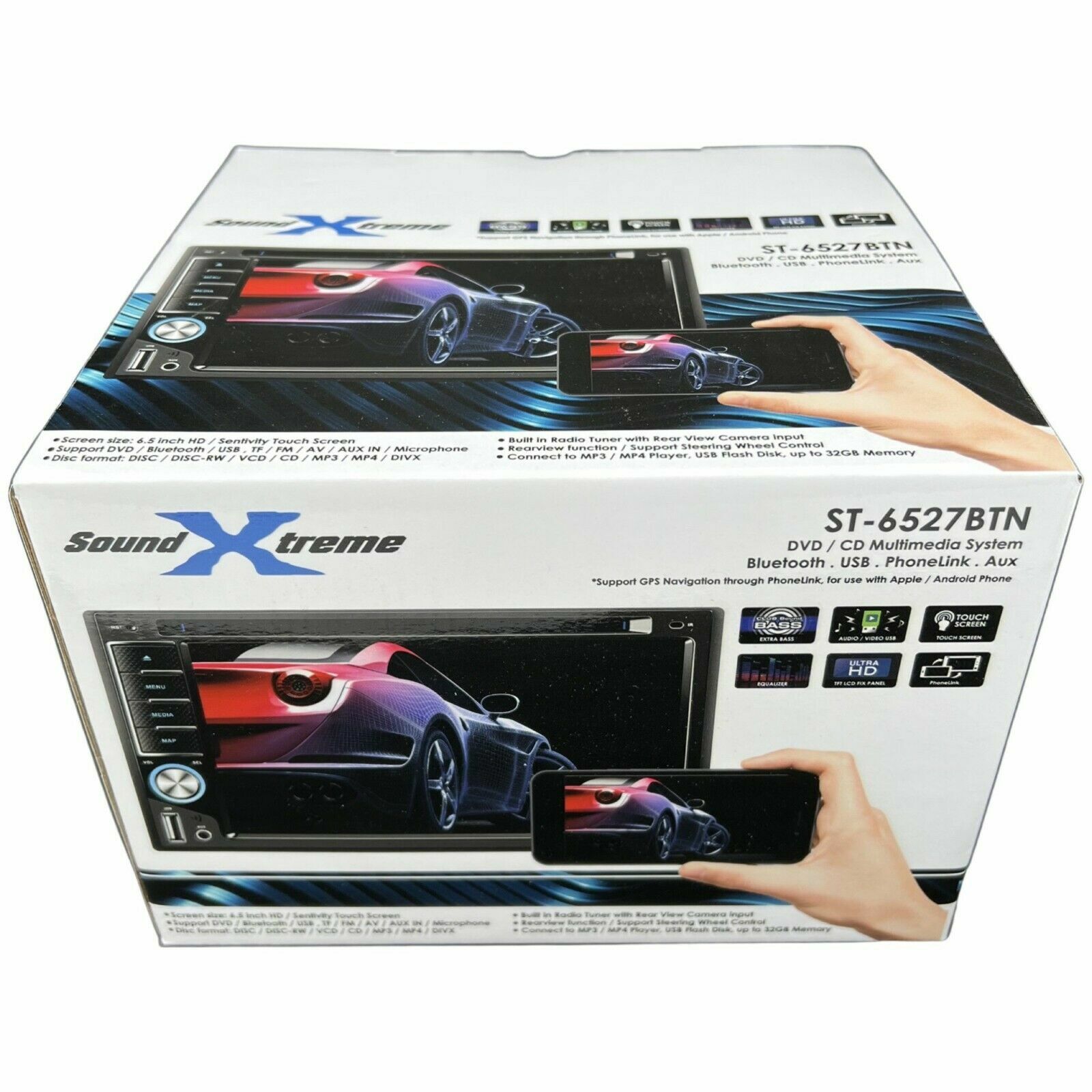 4x Blaupunkt GTS692M 6×9″ Speakers + 200W 6.2″ Mirror Link GPS For Android & IOS