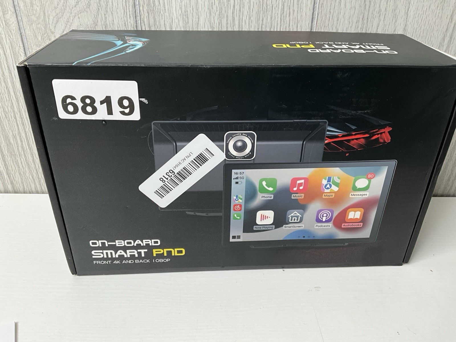On-Dash Android GPS Smart Stereo Navigation Unit 4K Front 1080p Back Cameras