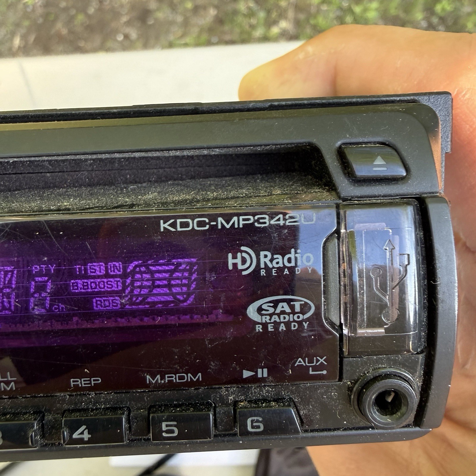 Kenwood KDC-MP342U Car Stereo CD Player USB AUX Receiver With Remote & Manual