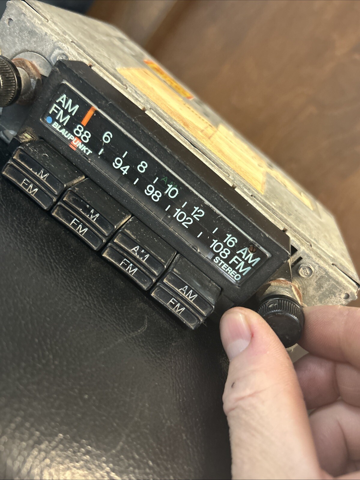 Vintage Blaupunkt Frankfurt Stereo U108 7636421012 AM FM Radio RARE Germany