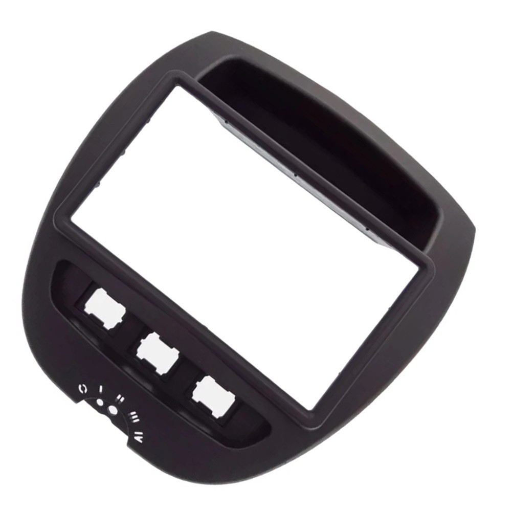 Car Panel 2 Din Radio for fascia Plastic+Metal Front Dashboard Mount