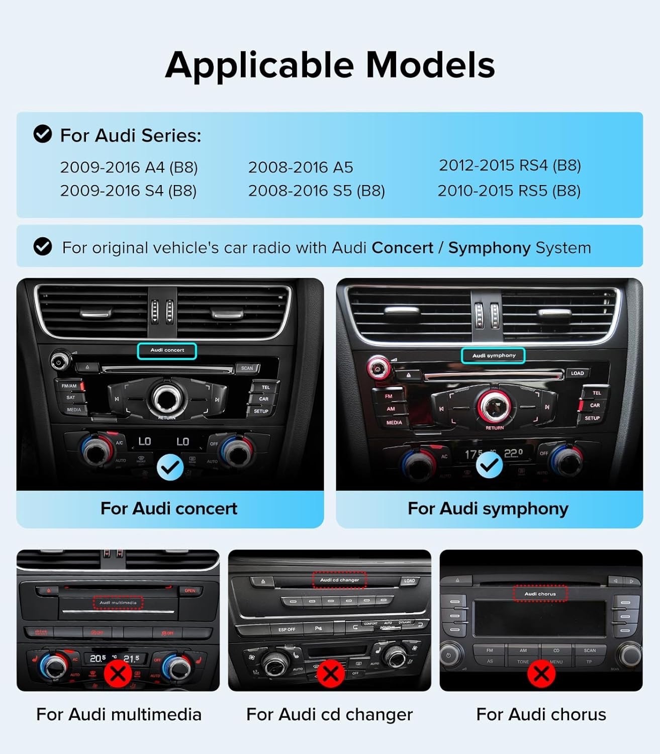 10.25″ Linux Stereo for Audi 2009-2016 w/ Touchscreen – READ FOR COMPATIBILITY