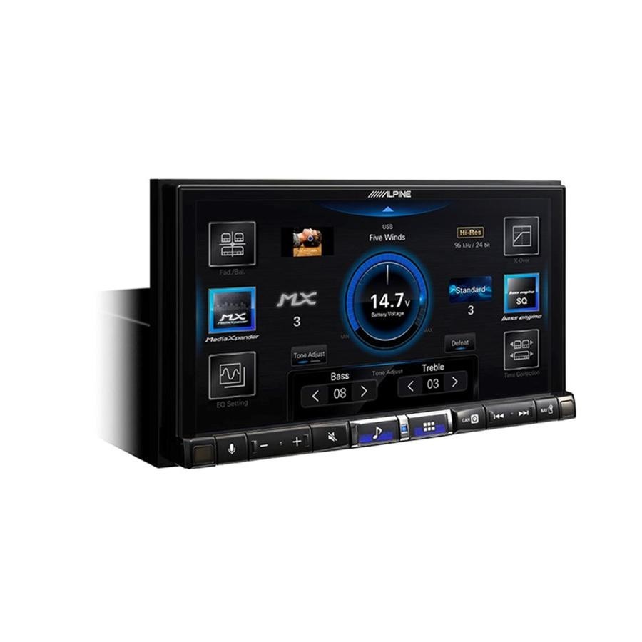 ALPINE DA7Z 7-Inch DISPLAY AUDIO Car Audio Hi-Res HDMI WXGA Bluetooth Wi-Fi USB