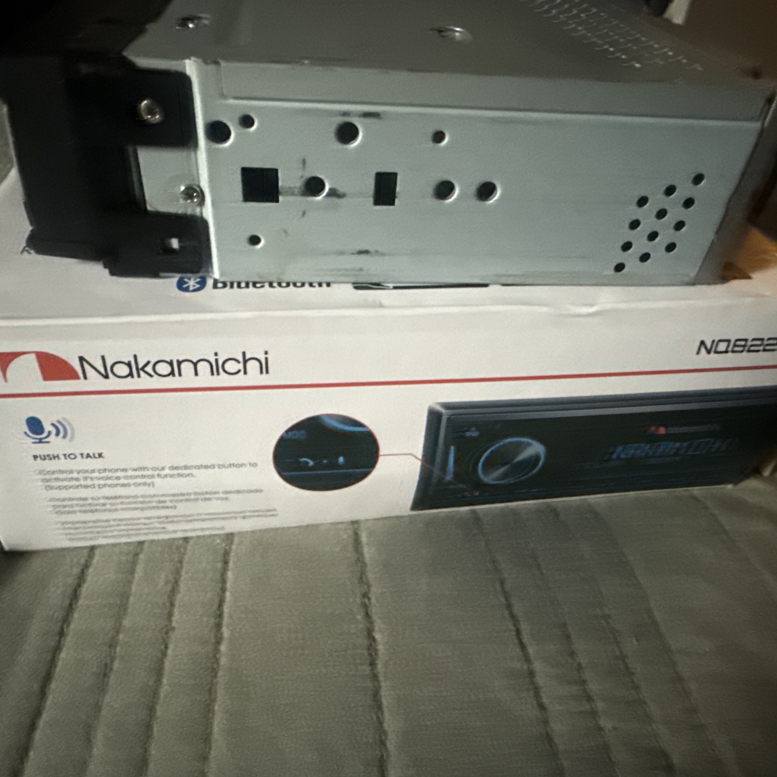 Nakamichi NQ822B 1-DIN CD/MP3/USB Car Stereo In-Dash Receiver w/ Bluetooth (NIB)