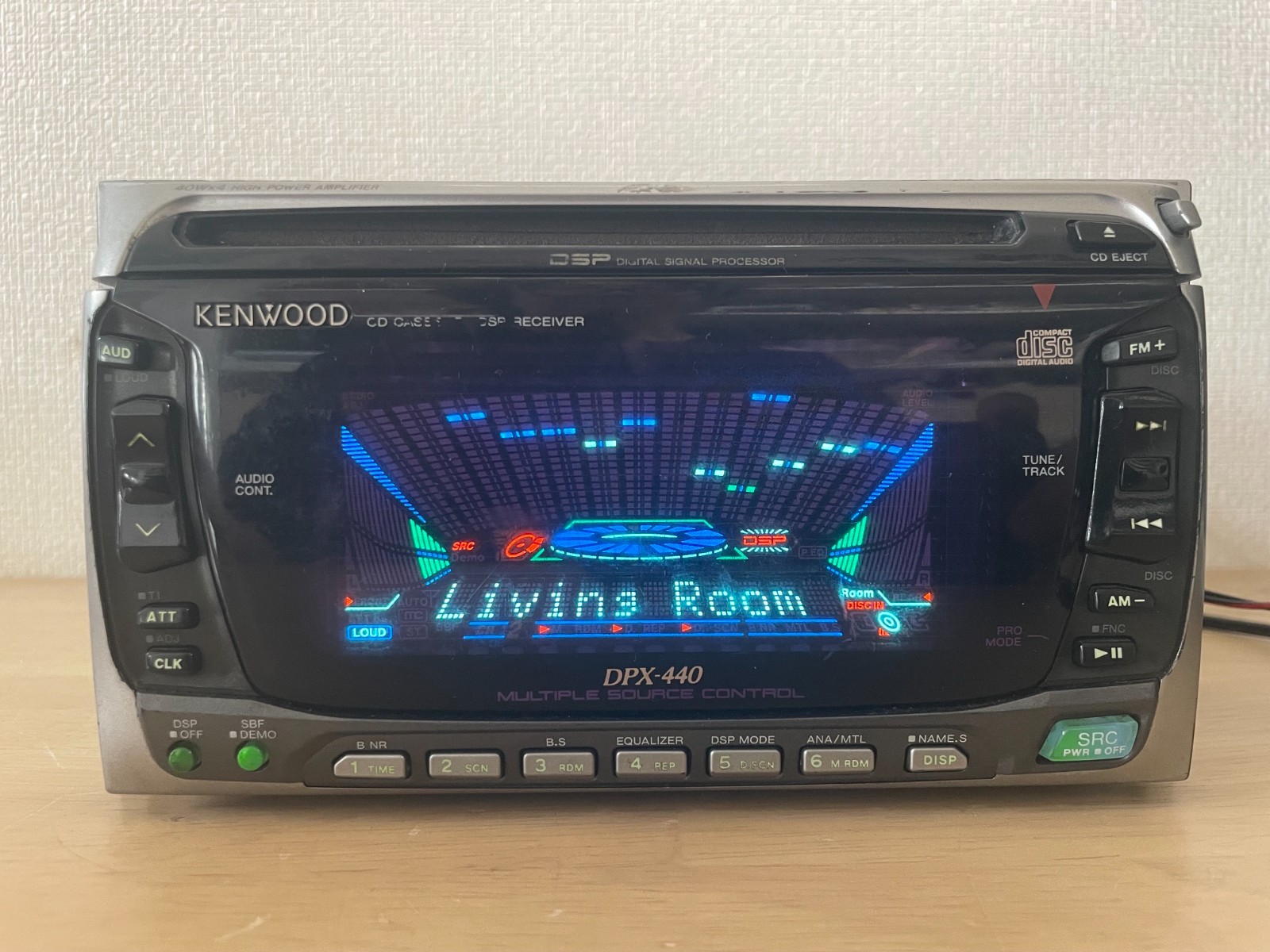 Kenwood DPX-440 2DIN Car Audio CD Cassette Player Tested Working Very Good
