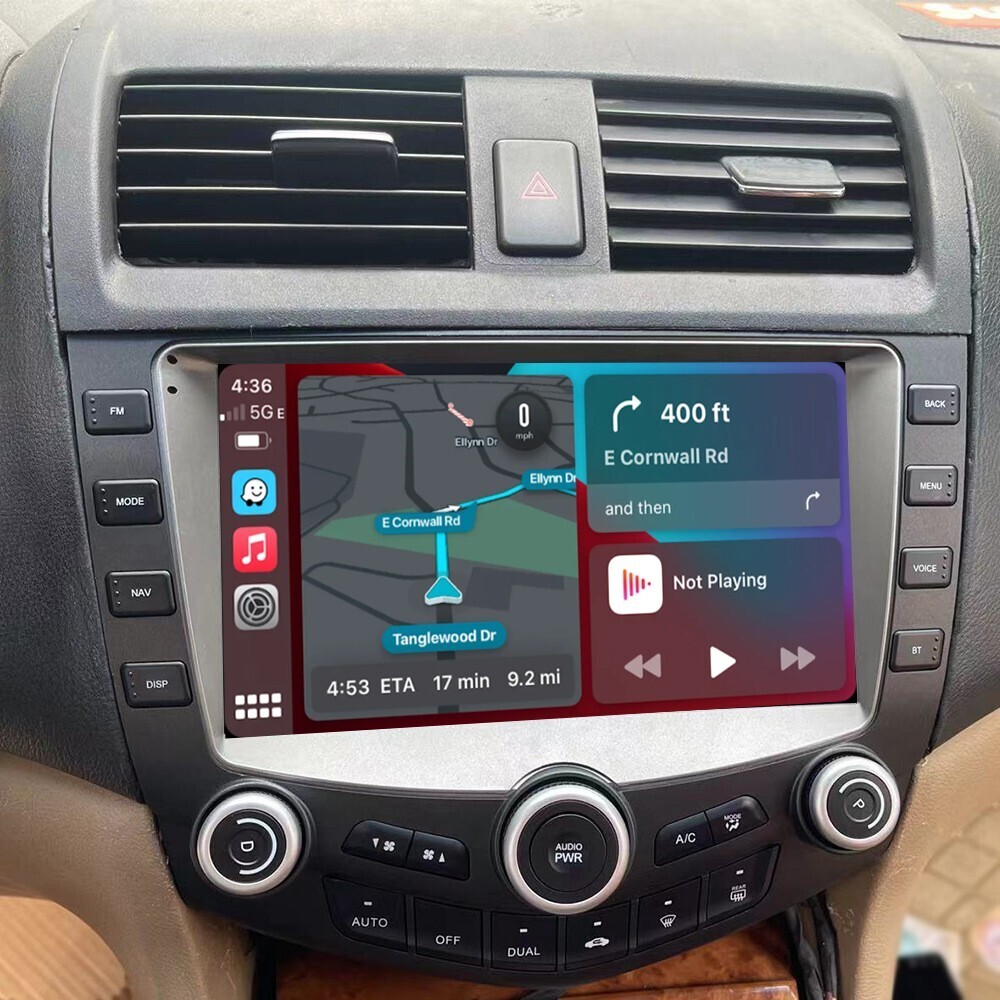 9” Android Carplay Car Stereo Radio GPS Navi 2+32GB For 2003-2007 Honda Accord