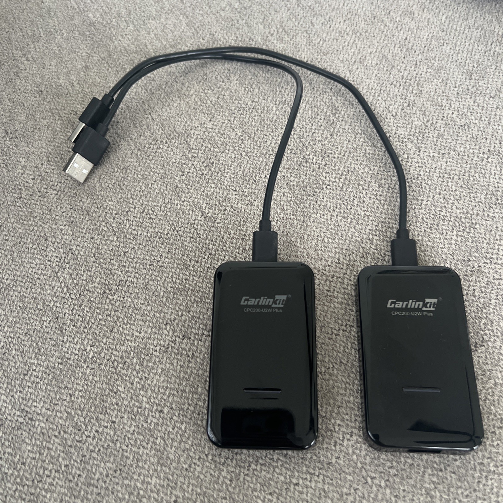 Lot Of 2 Carlinkit CPC200-U2W-Plus Wireless CarPlay Adapter USB Factory Car Play