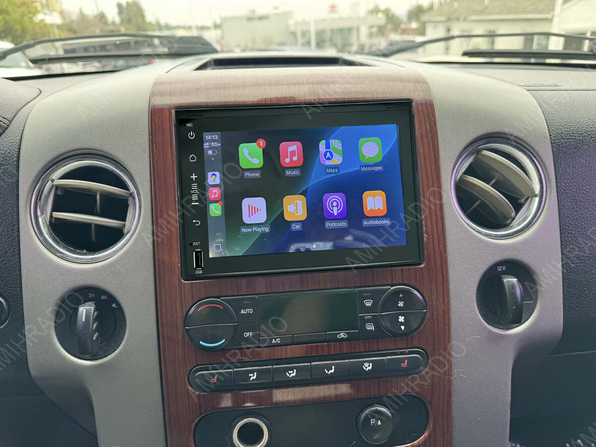 For 2004 2005-2008 Ford F150 Double Din Radio Android 15 Stereo Wifi CarPlay SWC