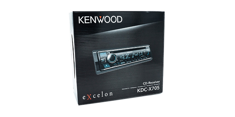 Kenwood eXcelon KDC-X705 Single DIN CD Receiver Bluetooth HD Radio Alexa USB