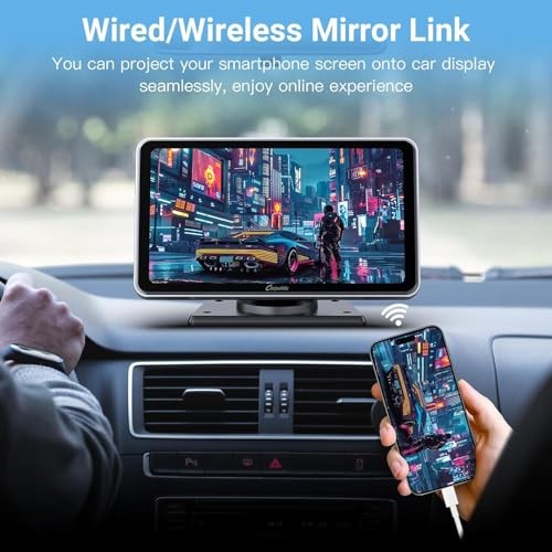 Portable Wireless CarPlay Screen for Car- 7 Inch Car Play Screen 7 inch