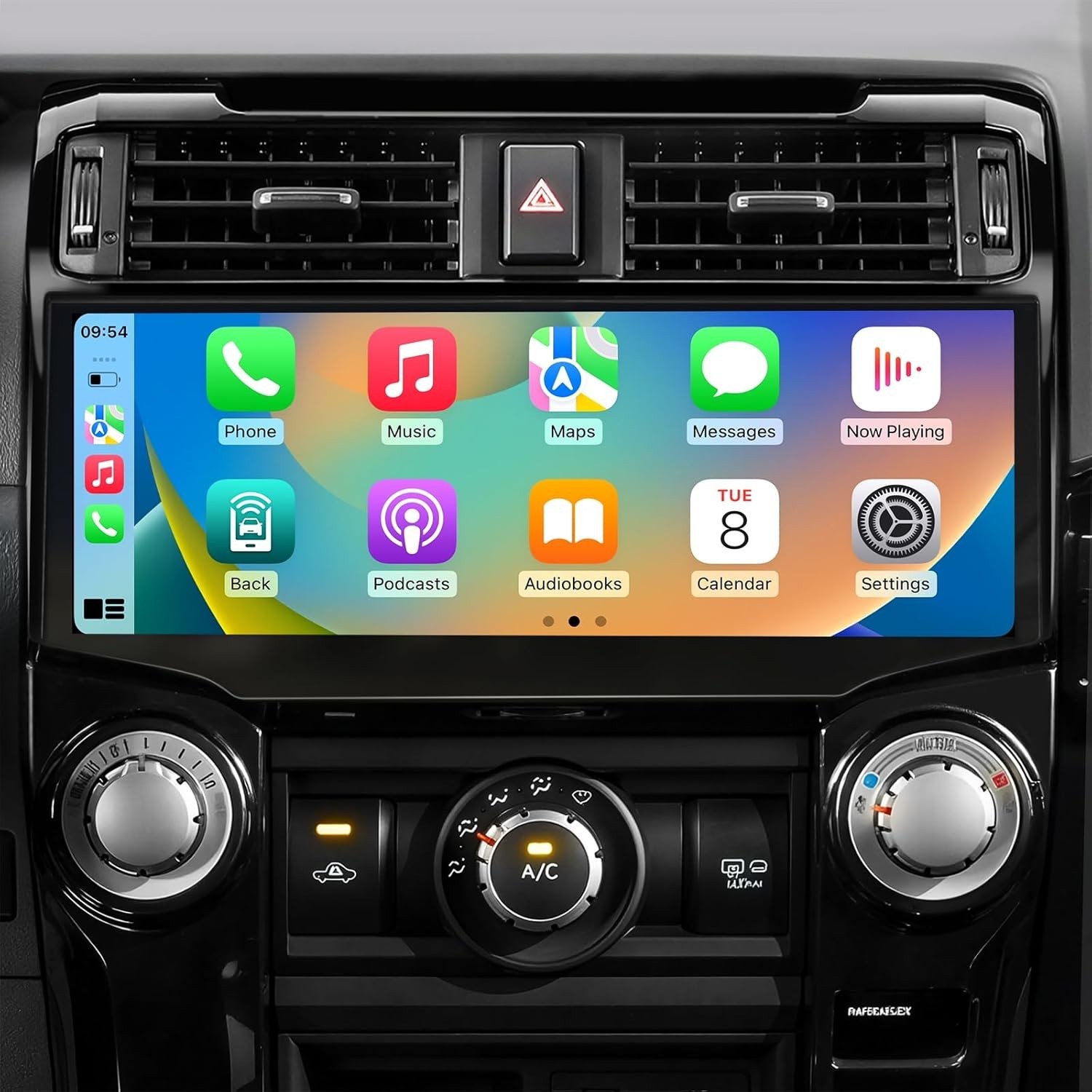 12.3inch Car Radio BT CarPlay Android Auto Unit For Toyota 4Runner 2010-2023