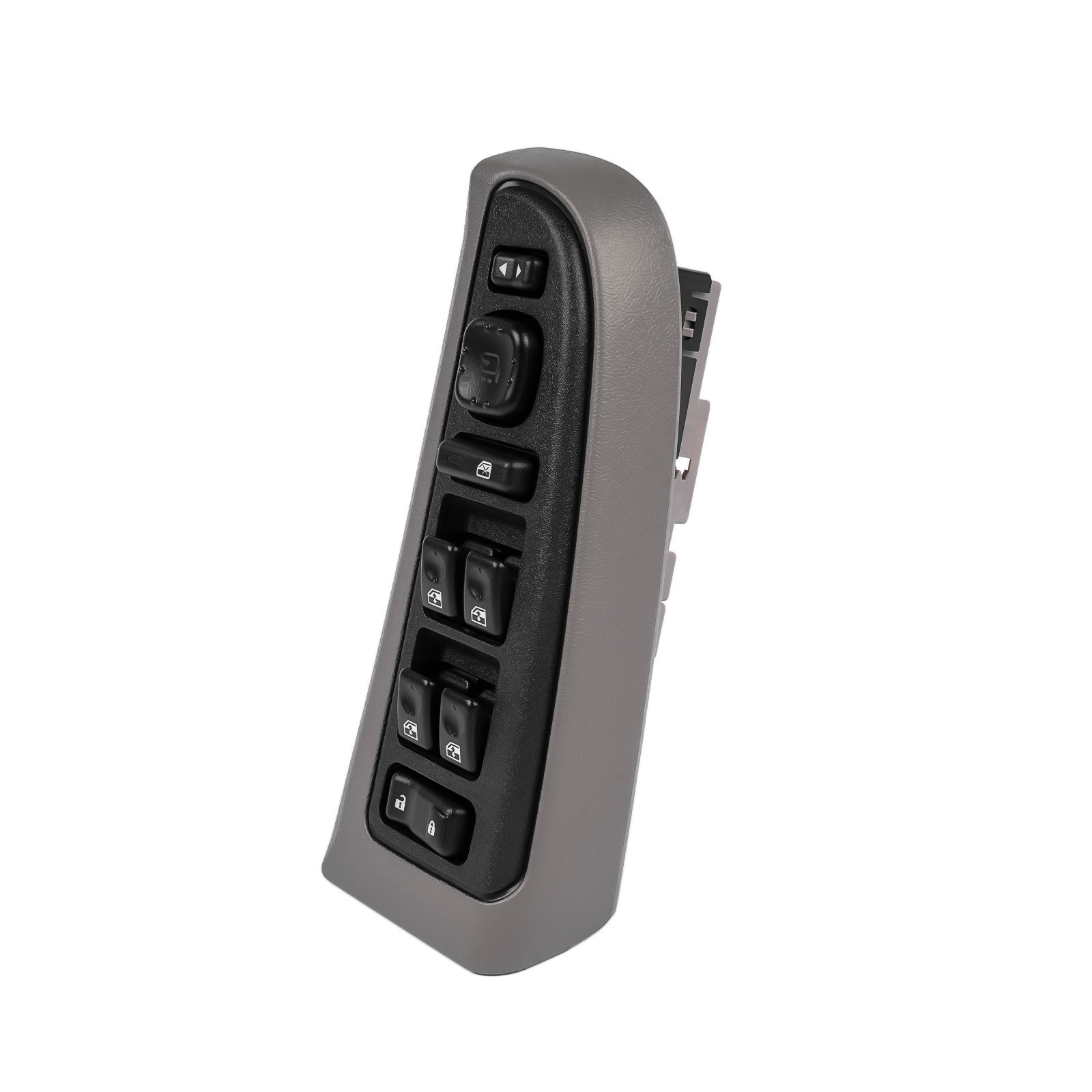 Door Lock and Power Window Switch & Gray Bezel Assembly for GMC Sierra 1500 HD