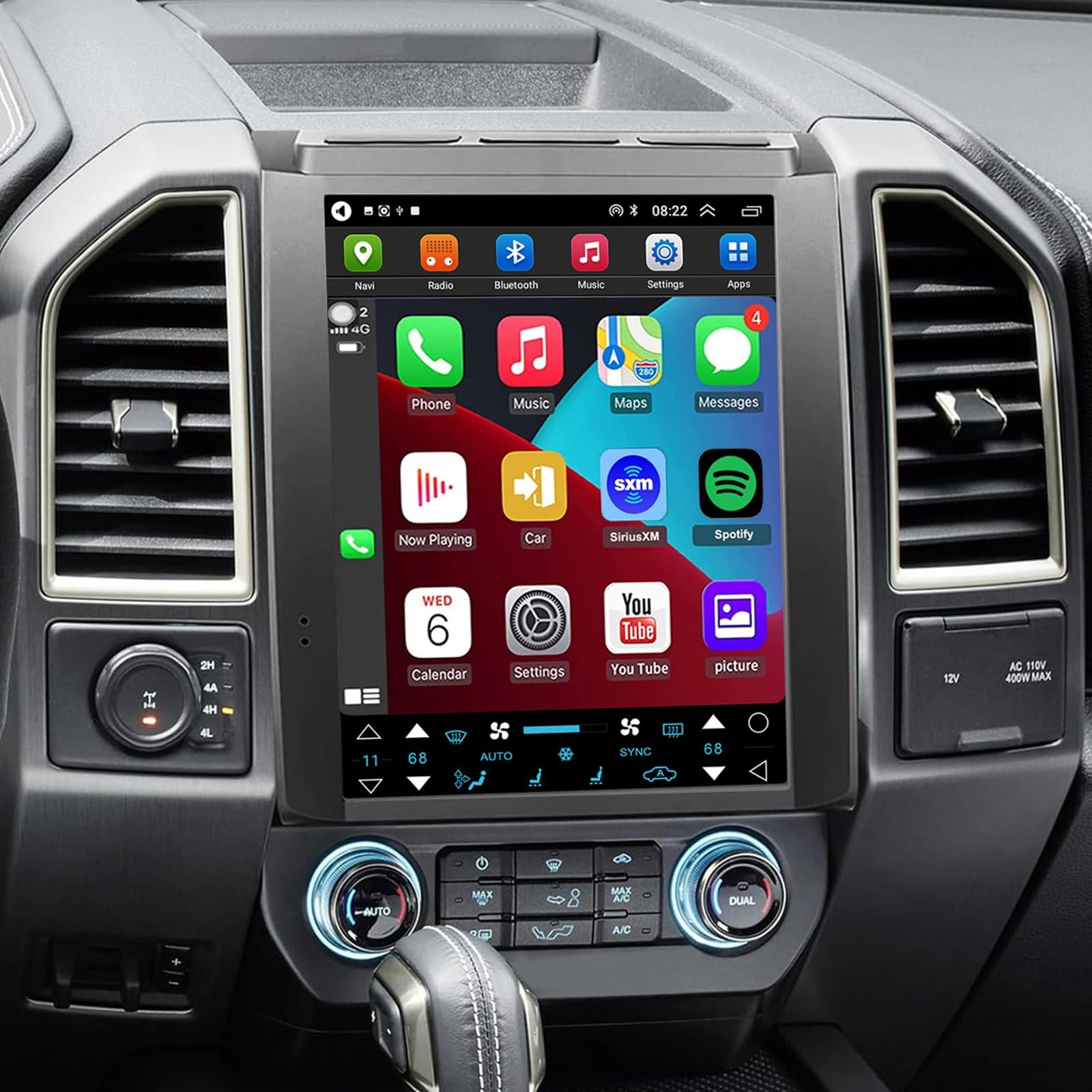 Letmackry Android 13 Radio Stereo Upgrade for Ford F150 2015-2020