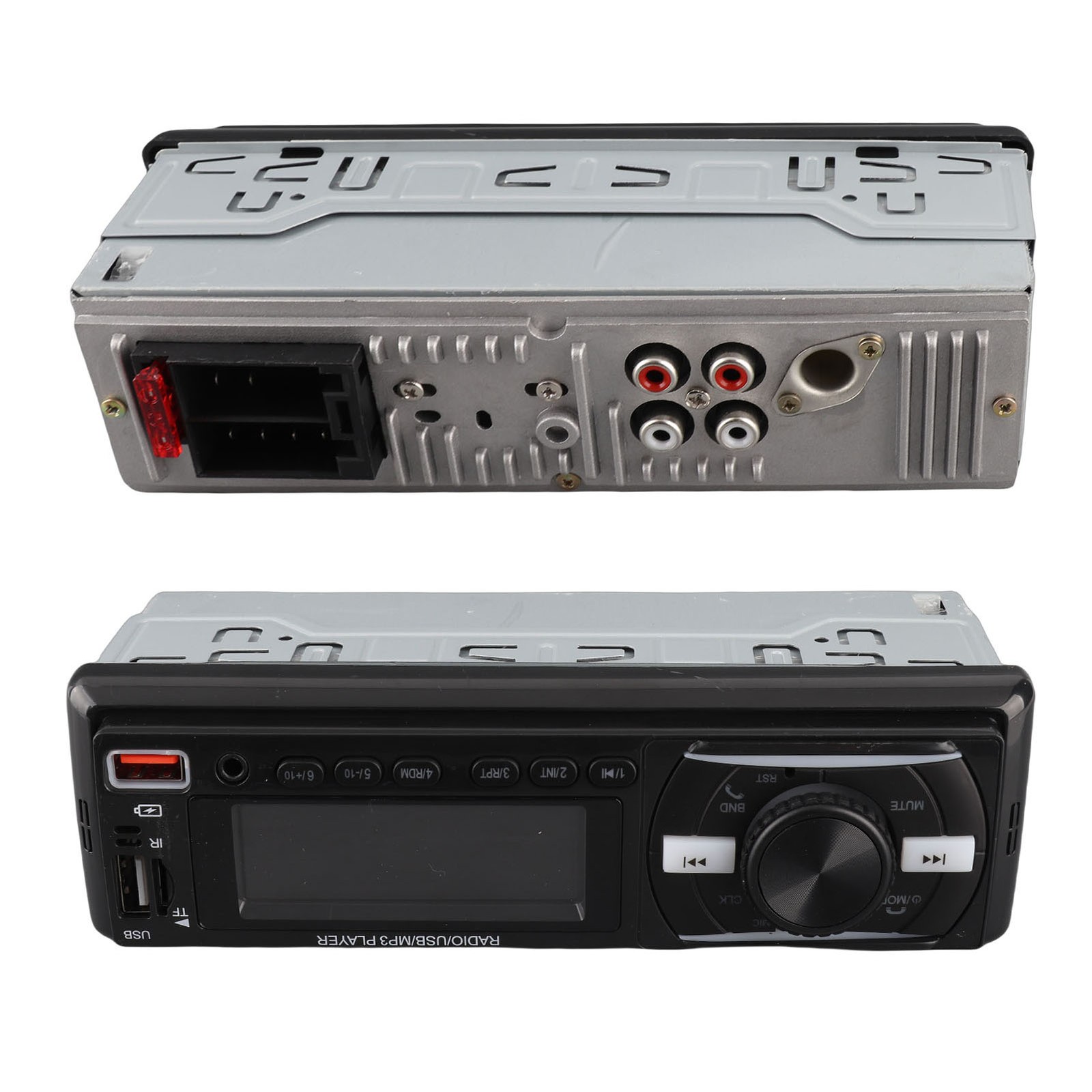 Single DIN Car Radio LCD Display Car Audio Player 60Wx4 High Power For Travel