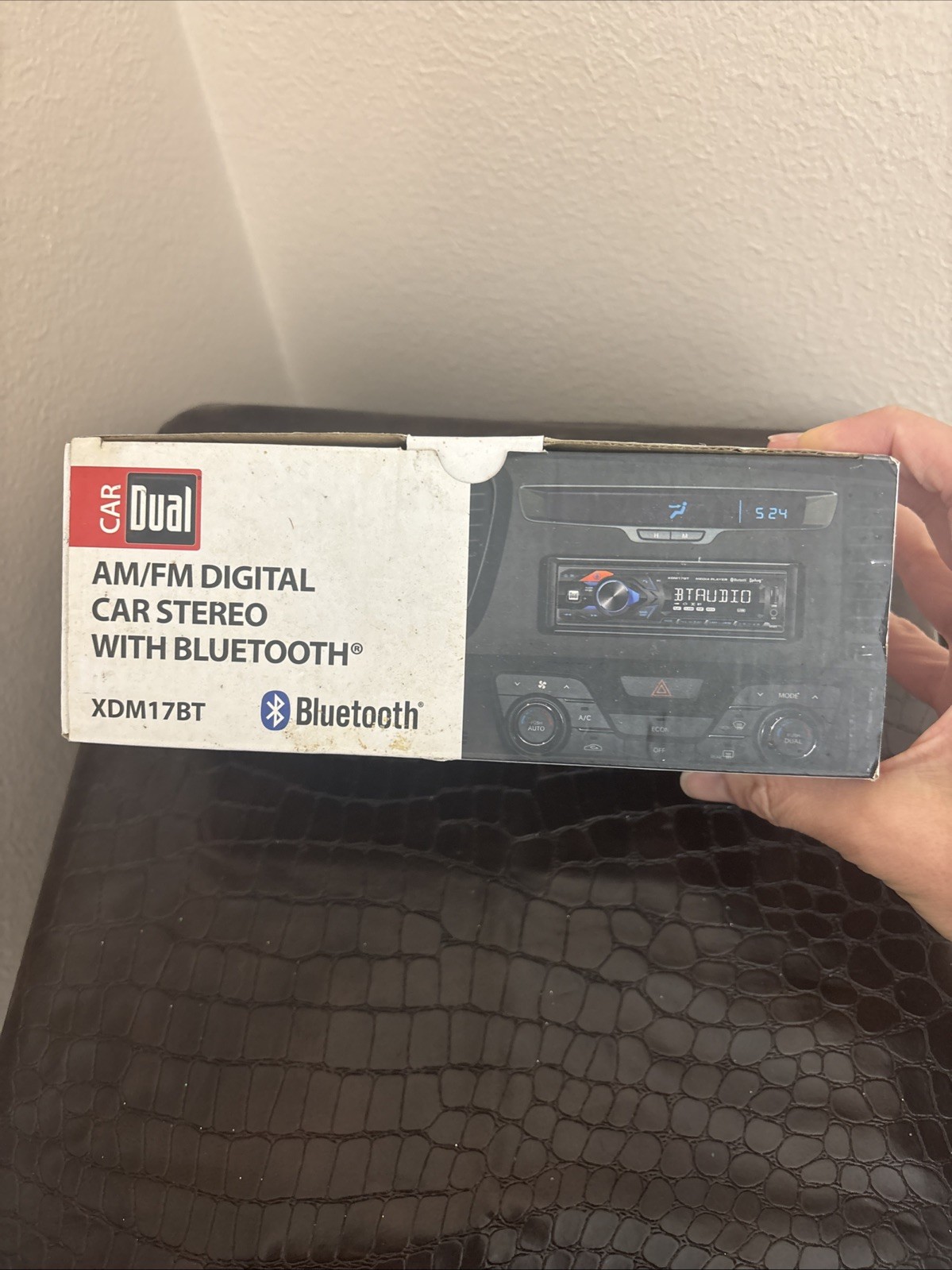 AM/FM Car Stereo Dual XDM17BT, Bluetooth, MP3, 200 W, Voice act. Siri – Google