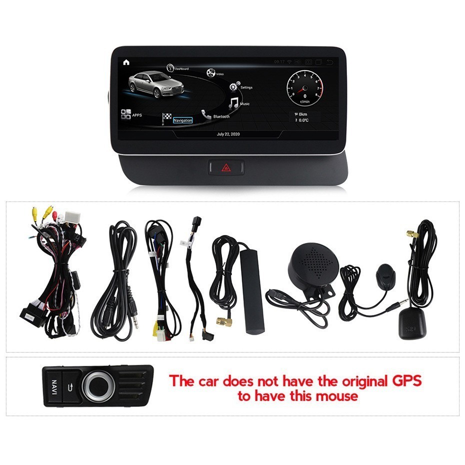 12.3″ Android Car Stereo Radio Apple Carplay GPS BT 8+128G For Audi Q5 2009-2017