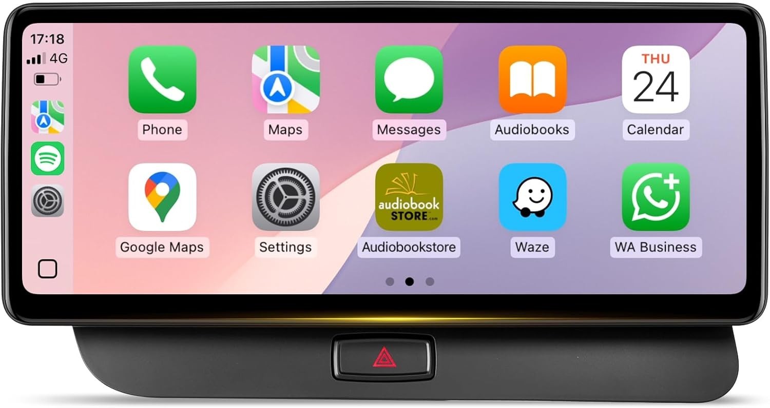 12.3″ Android Car Stereo Radio Apple Carplay GPS BT 8+128G For Audi Q5 2009-2017