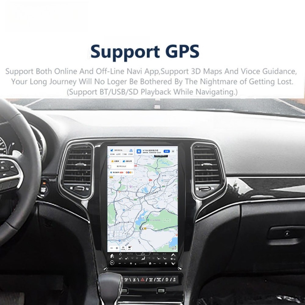 For Jeep Grand Cherokee 2011-2022 Android Car Stereo Radio Carplay GPS Navi 128G